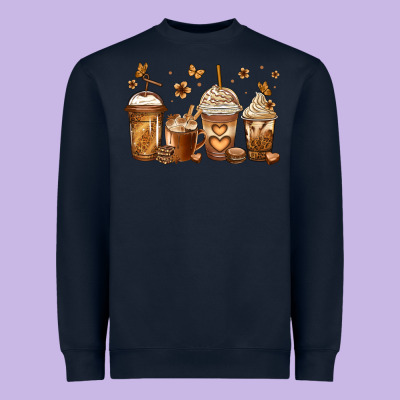 Melanin Afro Coffee Cups Heavyweight Sweatshirt Designed By Jasminsmagicworld