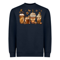 Navy melanin afro coffee cups Heavyweight Sweatshirt - Jasminsmagicworld