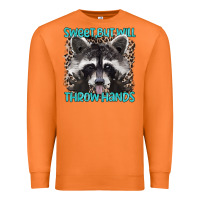 Carrot sweet but will throw hands Premium Sweatshirt - Artiststas