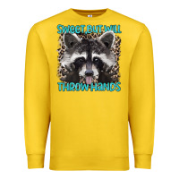 Lemon sweet but will throw hands Premium Sweatshirt - Artiststas