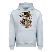 Heather Grey walking in a winter wonderland Urban Hoodie - CowGirlArtShop