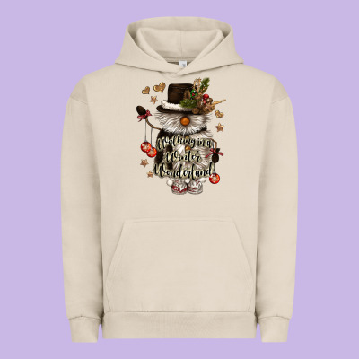 Walking In A Winter Wonderland Urban Hoodie Designed By Cowgirlartshop
