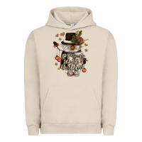 Pigment French Oak walking in a winter wonderland Urban Hoodie - CowGirlArtShop