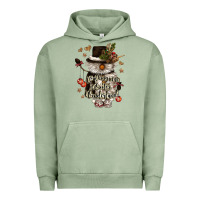 Pigment Oil Green walking in a winter wonderland Urban Hoodie - CowGirlArtShop