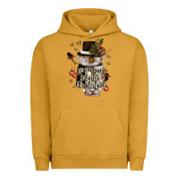 Pigment Peanut Butter walking in a winter wonderland Urban Hoodie - CowGirlArtShop