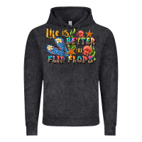 Life Is Better In Flip Flops Summer Vintage Hoodie | Teevron