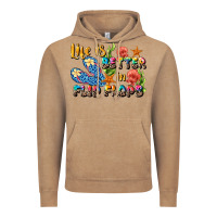 Vintage Coffee life is better in flip flops summer Vintage Hoodie - JahusDesignShop