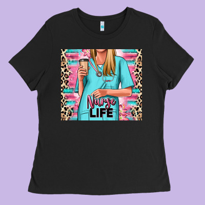 Ladies Tee nurse life blonde woman