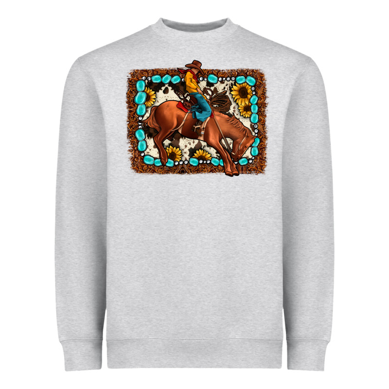 Rodeo Cowboy Heavyweight Sweatshirt by JahusDesignShop | Teevron