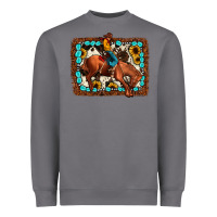 Storm rodeo cowboy Heavyweight Sweatshirt - JahusDesignShop