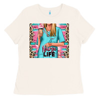 Bone nurse life blonde woman Ladies Tee - RanaPortraitStore