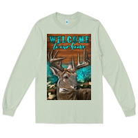 Matcha Western Buck Deer Garden Long Sleeve Tee - LillyAllenDesigns