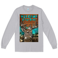 Moon Dust Western Buck Deer Garden Long Sleeve Tee - LillyAllenDesigns