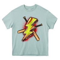 Arona softball lightning bolt Heavy Core Tee - Zillion Design Studio