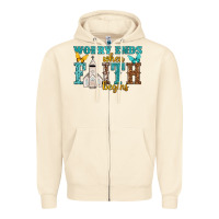Sandshell worry ends when faith begins Zipper Hoodie - NancyCooperArtShop