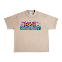 French Oak lgbt love with hearts and stars Urban Heavy Tee - AdoDesignShop
