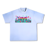 Grape Ice lgbt love with hearts and stars Urban Heavy Tee - AdoDesignShop