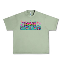 Lgbt Love With Hearts And Stars Urban Heavy Tee | Teevron