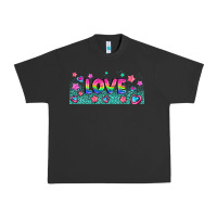 Pigment Black lgbt love with hearts and stars Urban Heavy Tee - AdoDesignShop