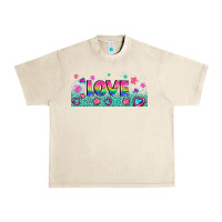Sandshell lgbt love with hearts and stars Urban Heavy Tee - AdoDesignShop