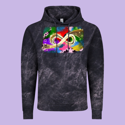 Infinity Symbol Autism Vintage Hoodie Designed By Jahusdesignshop