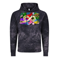 Cloud Black infinity symbol autism Vintage Hoodie - JahusDesignShop