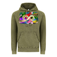 Vintage Olive infinity symbol autism Vintage Hoodie - JahusDesignShop
