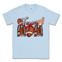 Dusty Blue team mom Classic Tee - CowhideDigitalArt