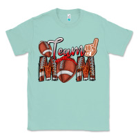 Seafoam team mom Classic Tee - CowhideDigitalArt