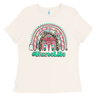 Bone nurse life rainbow Ladies Tee - RanaPortraitStore