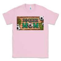 Bubblegum Pink soccer mom with ball and cactus and serape licanse plate Classic Tee - Artiststas