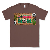 Chestnut soccer mom with ball and cactus and serape licanse plate Classic Tee - Artiststas