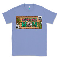 Colony Blue soccer mom with ball and cactus and serape licanse plate Classic Tee - Artiststas