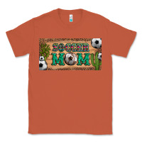 Copper soccer mom with ball and cactus and serape licanse plate Classic Tee - Artiststas
