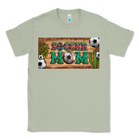 Matcha soccer mom with ball and cactus and serape licanse plate Classic Tee - Artiststas