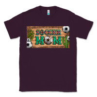 Plum soccer mom with ball and cactus and serape licanse plate Classic Tee - Artiststas