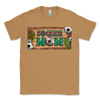 Toasted Coconut soccer mom with ball and cactus and serape licanse plate Classic Tee - Artiststas