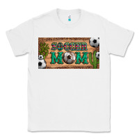 White soccer mom with ball and cactus and serape licanse plate Classic Tee - Artiststas