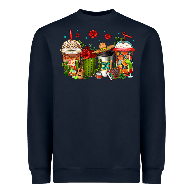 Cinco De Mayo Coffee Cups Heavyweight Sweatshirt by Jasminsmagicworld | Teevron