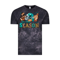 Cloud Black tis the season american football Vintage Tee - Jasminsmagicworld