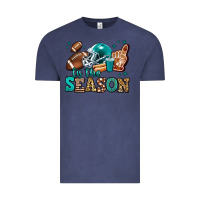 Vintage Denim tis the season american football Vintage Tee - Jasminsmagicworld