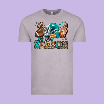 Tis The Season American Football Vintage Tee Designed By Jasminsmagicworld