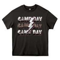 Game Day Game Day Volleyball Lightning Bolt Heavy Core Tee | Teevron