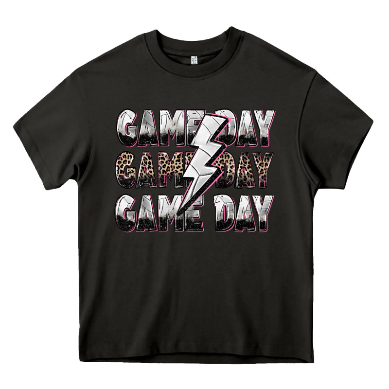 Game Day Game Day Volleyball Lightning Bolt Heavy Core Tee by Zillion Design Studio | Teevron