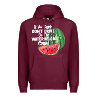 Burgundy Watermelon Crawl Premium Hoodie - Bettercallsaul