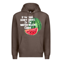 Coffee Watermelon Crawl Premium Hoodie - Bettercallsaul