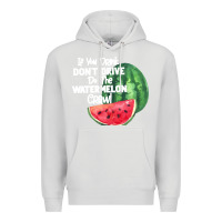 Dove Grey Watermelon Crawl Premium Hoodie - Bettercallsaul