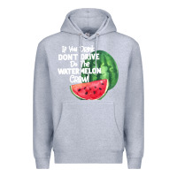 Heather Grey Watermelon Crawl Premium Hoodie - Bettercallsaul