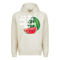 Oatmeal Heather Watermelon Crawl Premium Hoodie - Bettercallsaul