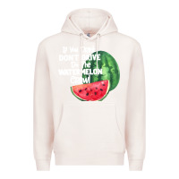 Pale Pink Watermelon Crawl Premium Hoodie - Bettercallsaul